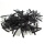 6 Teeth Black Wig Comb For Making Wigs